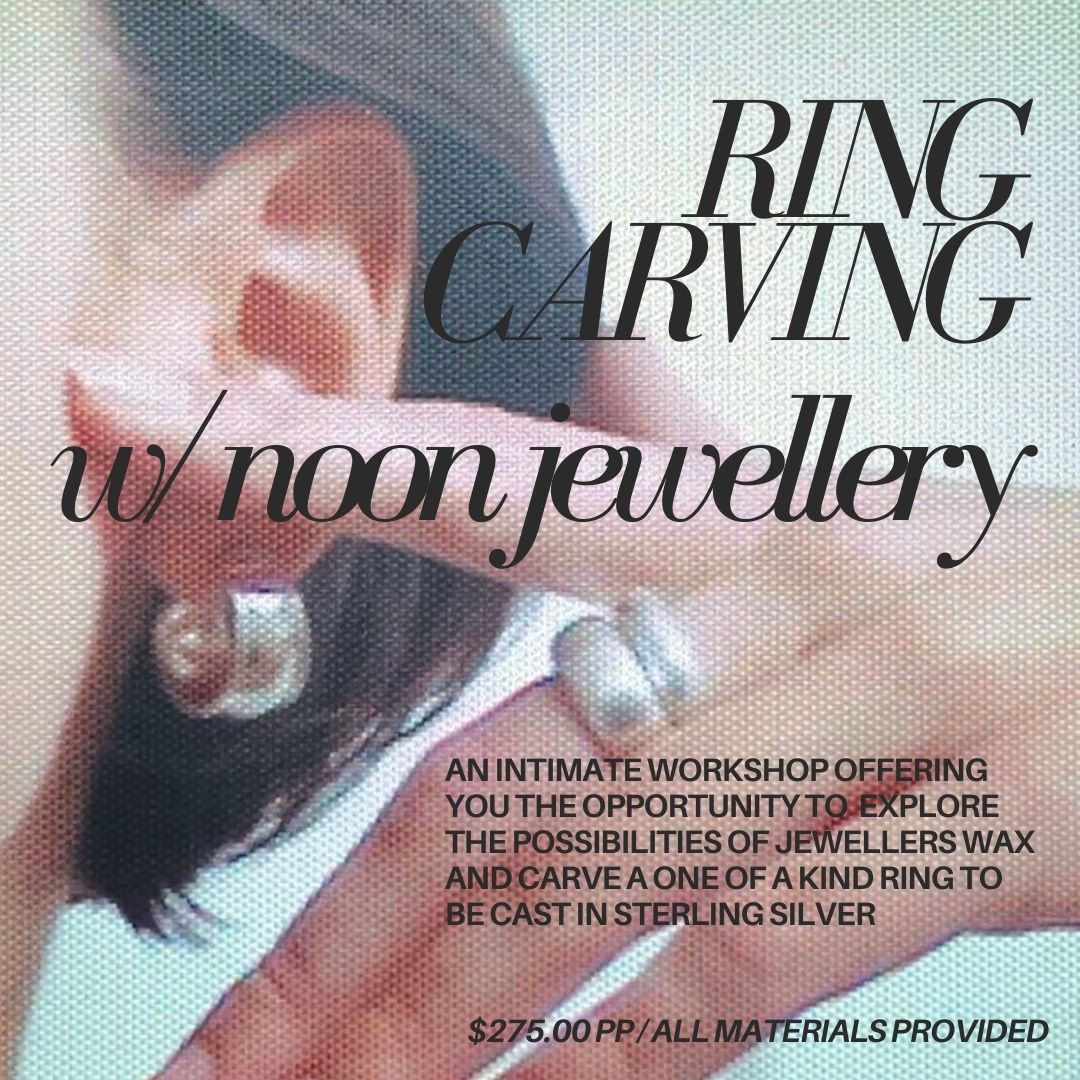 Private - Ring Carving Workshop - February 24th, 2024